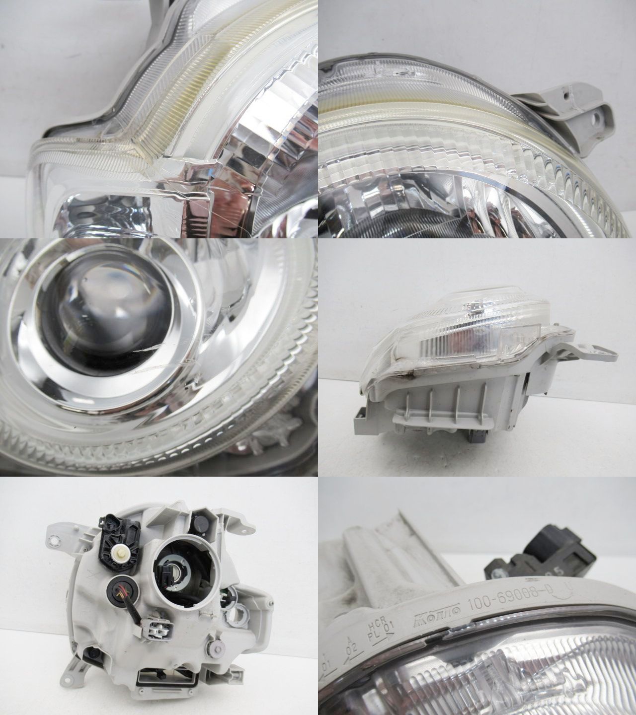 L675S ミラココア 右ヘッドライト (71911)