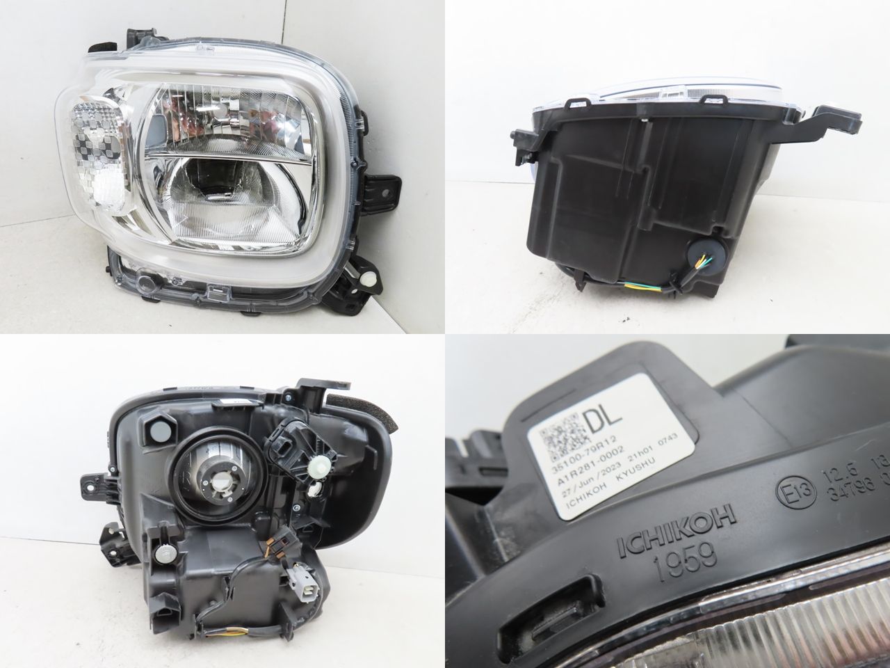 スズキ スペーシア MK53S 純正 ヘッドランプ 右 ICHIKOH 1959