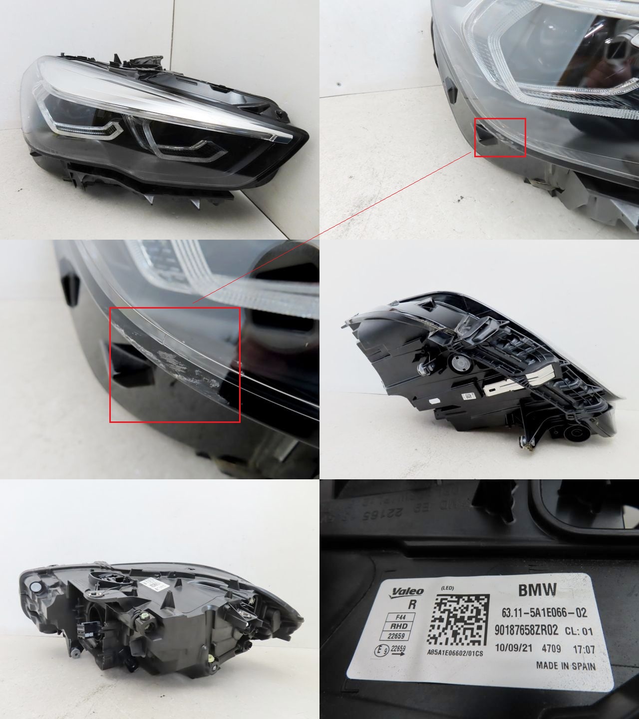 BMW F44 RHD ヘッドライト